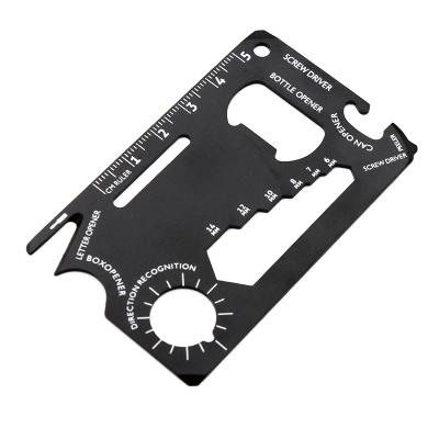 China Multifunctional With Blade Key Opener Outdoor Camping EDC Tool Card Stainless Steel Survival Multi Credit Cards for sale