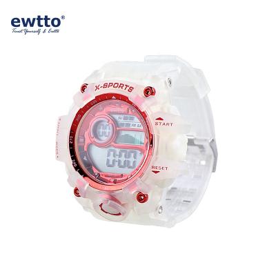 China Wholesale Alarm LCD Night Light Sports Waterproof Watch Digital Mechanical Wrist Watch For Teens Men Women for sale