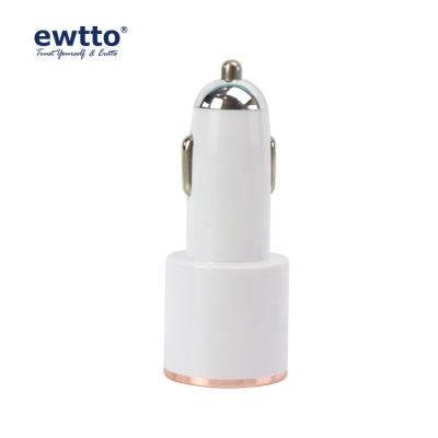 China Safe Convenient Ewtto 1M Micro 2A Cable And 3.8A Car Charging Charger Set With 2 USB Ports for sale