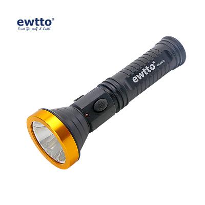 China EWTTO Two Gears Flashlight Powerful Igniting Strong Flashlight High Power Outdoor Portable Long Shoot For Fishing Climbing for sale