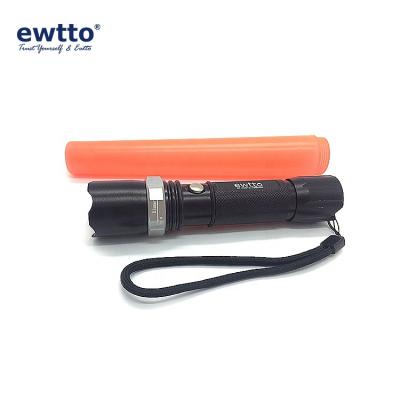 China EWTTO Powerful Igniting Portable Outdoor Direct Charging Flashlight Aluminum Alloy Flashlight For Fishing Climbing for sale