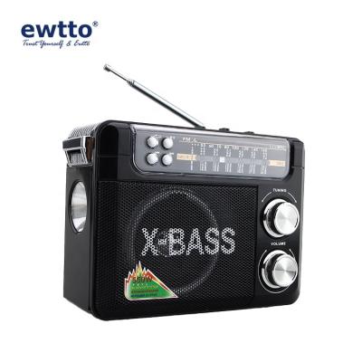 China Ewtto Eco-friendly ET-R2150B With Blue Tooth Large Capacity Battery Radio for sale