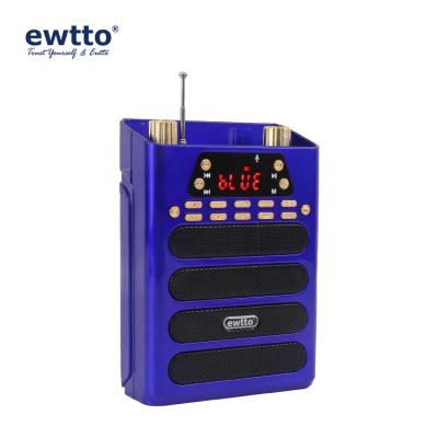 China ewtto Wholesale OEM Eco-friendly High Quality Built In Microphone Radio Speakers for sale