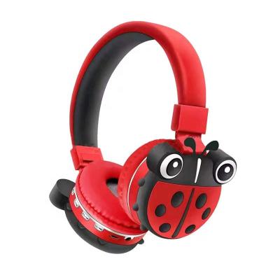 China Newest AH806F High Fidelity Stereo Sound Earbuds Ladybug Phone Wireless Earbuds For Adult for sale