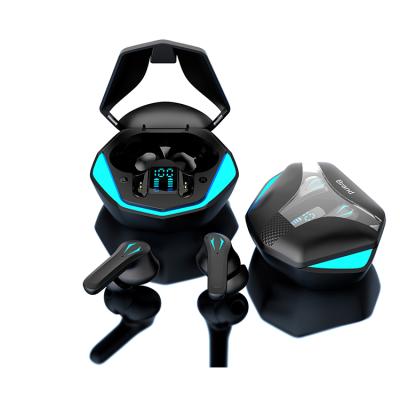 China ewtto TWS Gaming Earphoens Y14 Stereo Powerful Bass Blue Tooth Wireless Headphones With Led Display Charging Case for sale