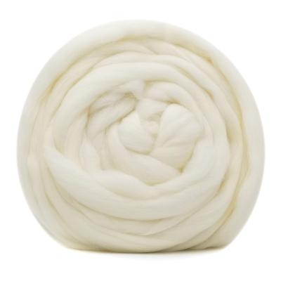 China Wet Dry White Felting 100g Merino Wool For Needle Felting Kit 19 Micron Superfine Wool Soiling For Wet And Dry Felting Craft (No. 01) for sale