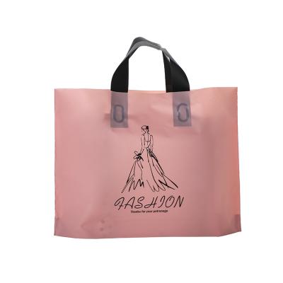 China Promotional High Quality PE Handled Hot Sale Plastic Tote Bag For Packaging for sale