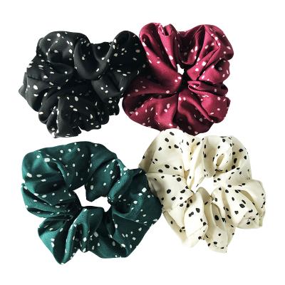 China Fashion New Arrival Scrunchies Luxury Silk Hair Scrunchies Satin Elastic Hair Band for sale