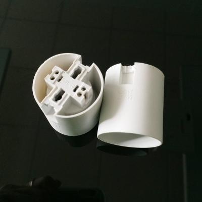 China Plastic Screw 3 Colors E27 LED Lamp Holder for sale