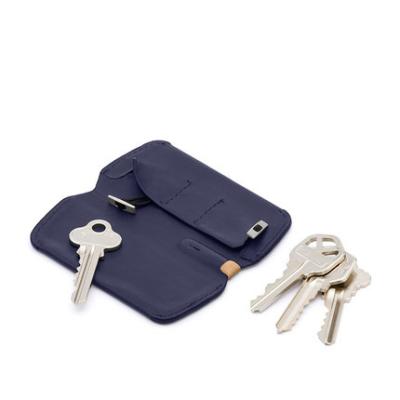 China 2022 New Design Vintage Brand Key Pocket Full Grain Custom Famous Cow Leather Key Holder for sale