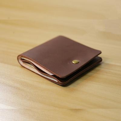 China 100% RFID Cowhide England Leather Simple Style Gentlemen High Quality Leather Wallet for sale