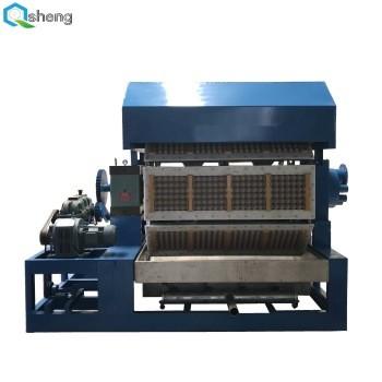 China Small Business Egg Tray Manufacturing Machine , Rotary Apple Tray Making Machine for sale