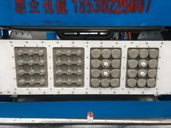 China Custom Color Rotary Egg Tray Machine 1000 Pcs / H Capacity For Shoe Tray for sale