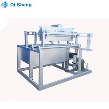 China 4 Mold Egg Forming Machine , 800 - 1100 PCS Pulp Tray Machine With Dryer for sale