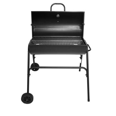 China Outdoor Adjustable Height BBQ Charcoal Grill and Offset Smoker Camping Charcoal BBQ Grill for BBQ Party for sale