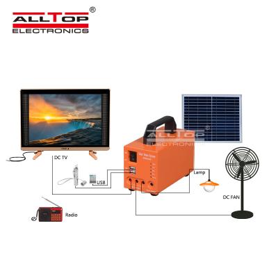 China ALLTOP Home Hot Liquidate On Grid Power System 20w 30w 50w Portable Home Solar Panel System for sale