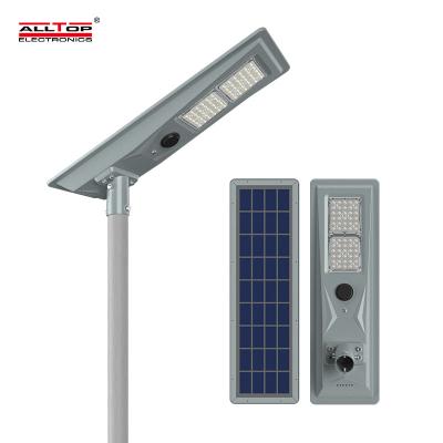 China ROAD ALLTOP Ip65 SMD 200W Road Energy Saving Waterproof Outdoor Road All In One Solar LED Street Light for sale