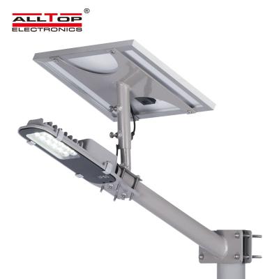 China ALLTOP ROAD Integrated Motion Sensor IP65 Outdoor Solar Led Street Light 12w Price for sale