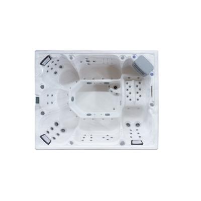 China bañera de hidromasaje rectangular independiente con potente 3KW / 110 ~ 220V calefacción eléctrica para spa y masaje en venta