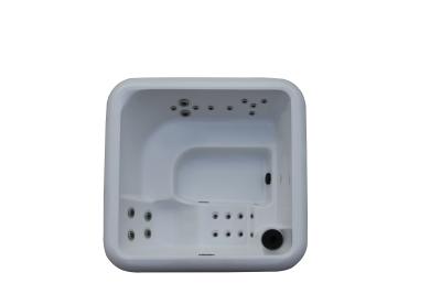 China USA Acrylic Pure White Sqaure Feiertagsfeier Unterhaltung Whirlpool zu verkaufen