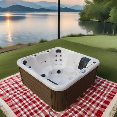 Cina Vasca idromassaggio acrilica all'aperto Casa Relax Sauna Vasca idromassaggio a vapore in vendita