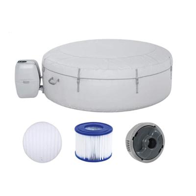 China Aangepast Embleem 6 Person Spa Hete Tub Round Spa Ton voor Openlucht Te koop