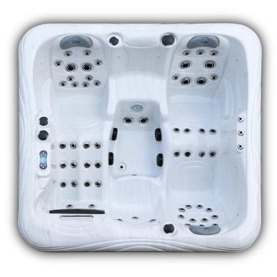 China Balboa Control Hydro Massage Bathtub Freestanding Spa Hot Tub For 4 Persons for sale