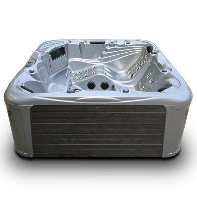 中国 Acrylic Whirlpool SAA Outdoor Bathtub Massage Spa Tub 83 Jets For 6 People 販売のため