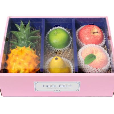 China Recycled Materials PVC Window Fruit Box Custom Corrugated Vegetables Fruit Cardboard Packing Packaging Box for sale