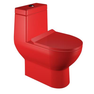 China Professional Bathroom Sanitary Ware Double-Flow Manufacturer Ceramic Colored Toilet Bowl for sale