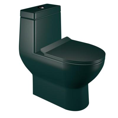 China Best Selling Modern Design Double-flush Sanitary Ware Water Saving Color Bathroom Toilet for sale