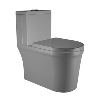 China Double-Flux China Manufacturer Wholesale Ceramic Sanitary Ware Gray Cheap Toilet for sale