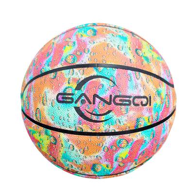 China Durable professional wholesale rubber ball custom color production professional basketball for sale