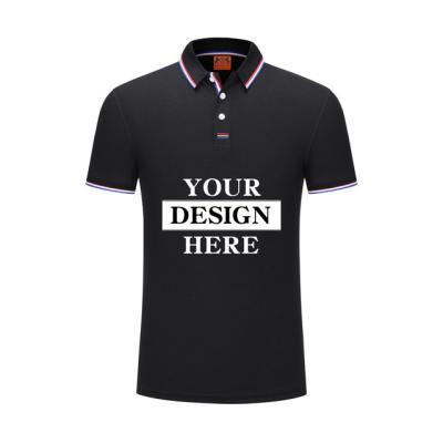 China Custom Made Anti-wrinkle Sports Premium Men's Plain Golf Polo Shirts Blank T-Shirt With Embroidery Logo for sale