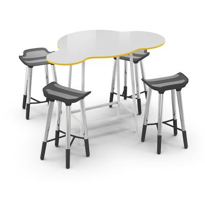 China High Quality Adjustable Height Tables and Chairs College School Tables and Chairs Activity Study Training Table for School Students for sale