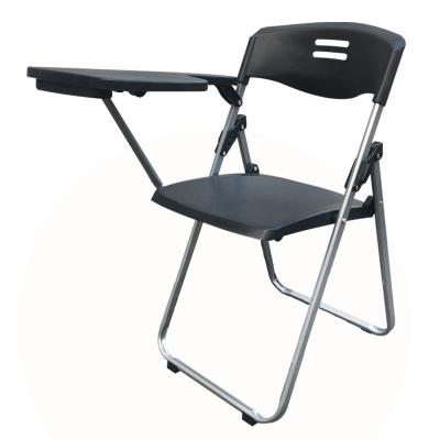 China Contemporary Wholesale Student Chair With Armrest Low Price Training Room Use Student Training Chair With Notepad for sale