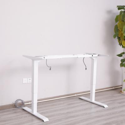 China Single (Height) Height Adjustable Electric Standing Desk Frame Fitness Desk Single Motor Stand Up Desk for sale