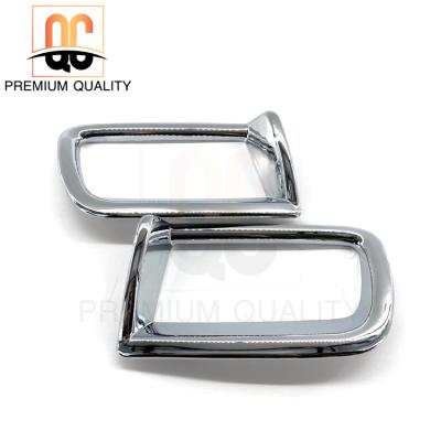 China Luxury Car External Decoration Of Chrome Rear Bumper Fog Lamp Cover Trim For LC150 Land Cruiser Prado FJ150 for sale