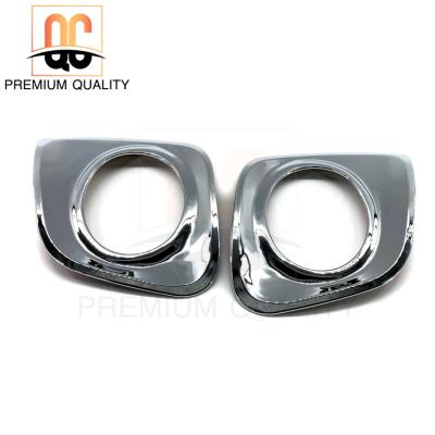 China Luxury MOQ 1 Entry Chrome Front Bumper Fog Light Cover Set Decoration For Patrol Y62 2016 for sale