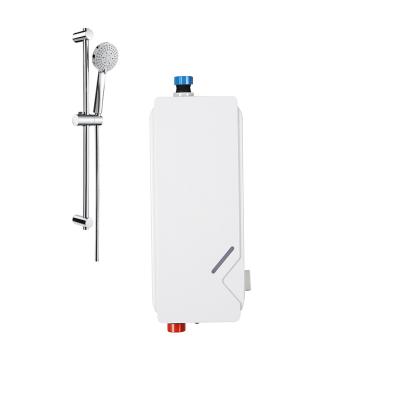 China Cheap Hotel Price Top Rated Instant Electric Shower 220v Tankless Water Heater for sale