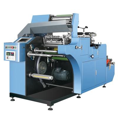 China Garment Shops Label Adhesive Paper Slitting Machine Rotary Cut Die Machine for sale