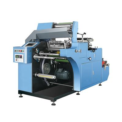 China Garment Shops Label Slit Machine Adhesive Paper Thermal Labels Die Cutting Machine for sale