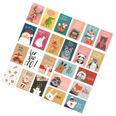 China Wholesale Europe Hot Selling All Occasions Festivals Set Paper Cardboard Christmas Greeting Cards for sale