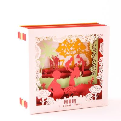 China China Shadow Box Paper Cards, Pop Cards for Mum for sale