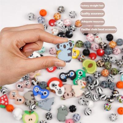 China New non-toxic silicone beads for children's cartoon animals silicone baby teether baby for sale