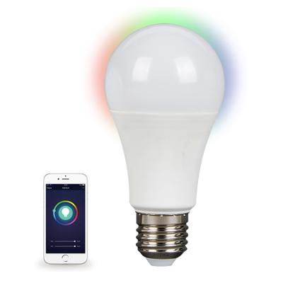 China RGB Wifi Light Bulb Stepless Dimmable Color Changing LED Bulb, Smart WIFI RGB 10W SMD LED Bulb A60 for sale