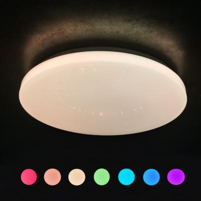 China 2022 New Arrival Dimmable CCT Tuya Wifi Modern Adjustable Control RGB Smart LED Ceiling Light for sale