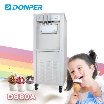 China Ice Cream Donper Floor Pump Feed Frozen Yogurt Machine Model D860A for sale