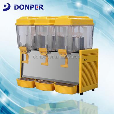 China Agitator Type Refrigerated Beverage Donper Dispenser LJ12x3 12Lx3 for sale