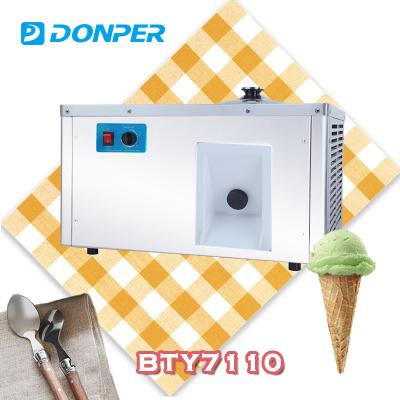 China Donper BTY7110 Batch Freezer Gelato Machine Mini Hard Ice Cream Snack Factory Machine for sale